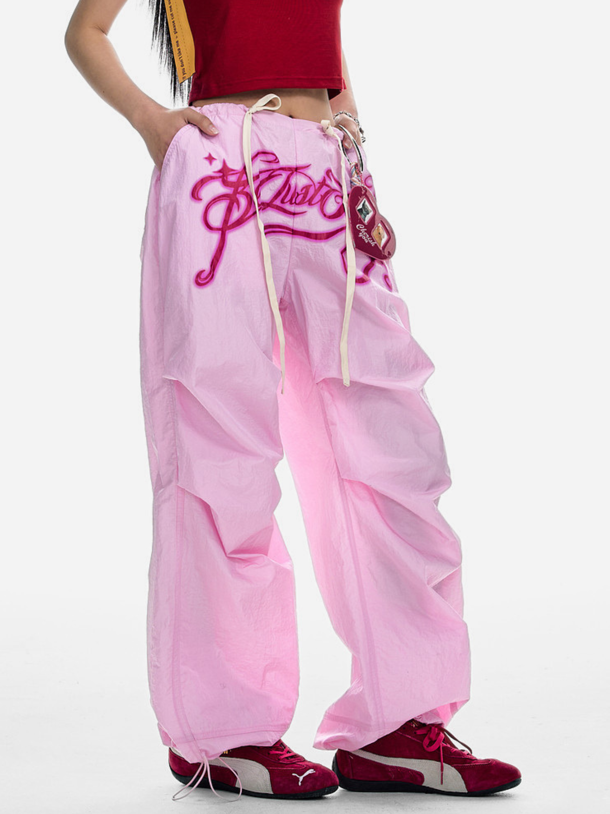 Ashshell – Schnelltrocknende, atmungsaktive Damen-Paratrooper-Hose mit weitem Bein