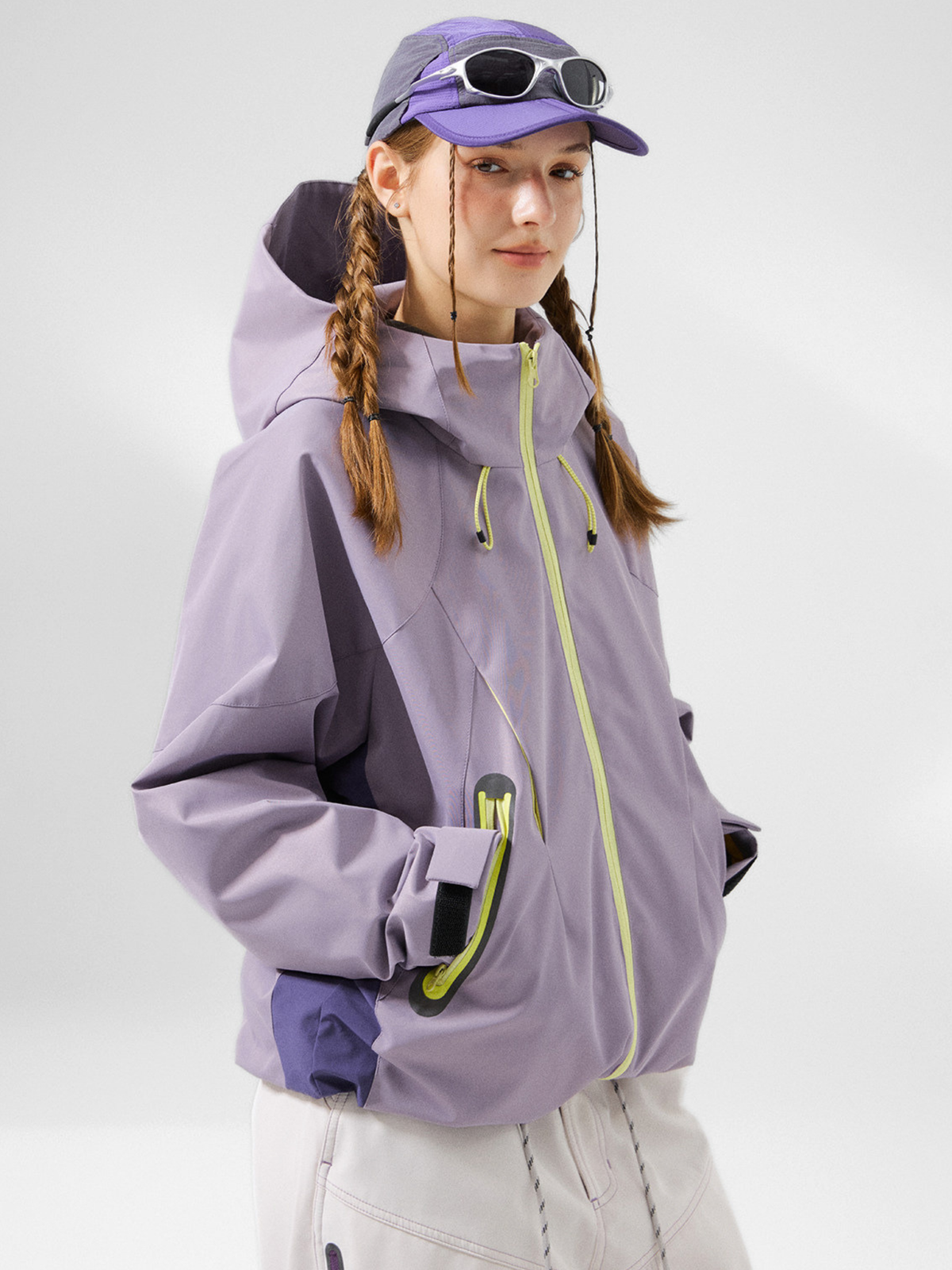 Ashrun – 8000 mm wasserdichte, reflektierende Shell-Jacke