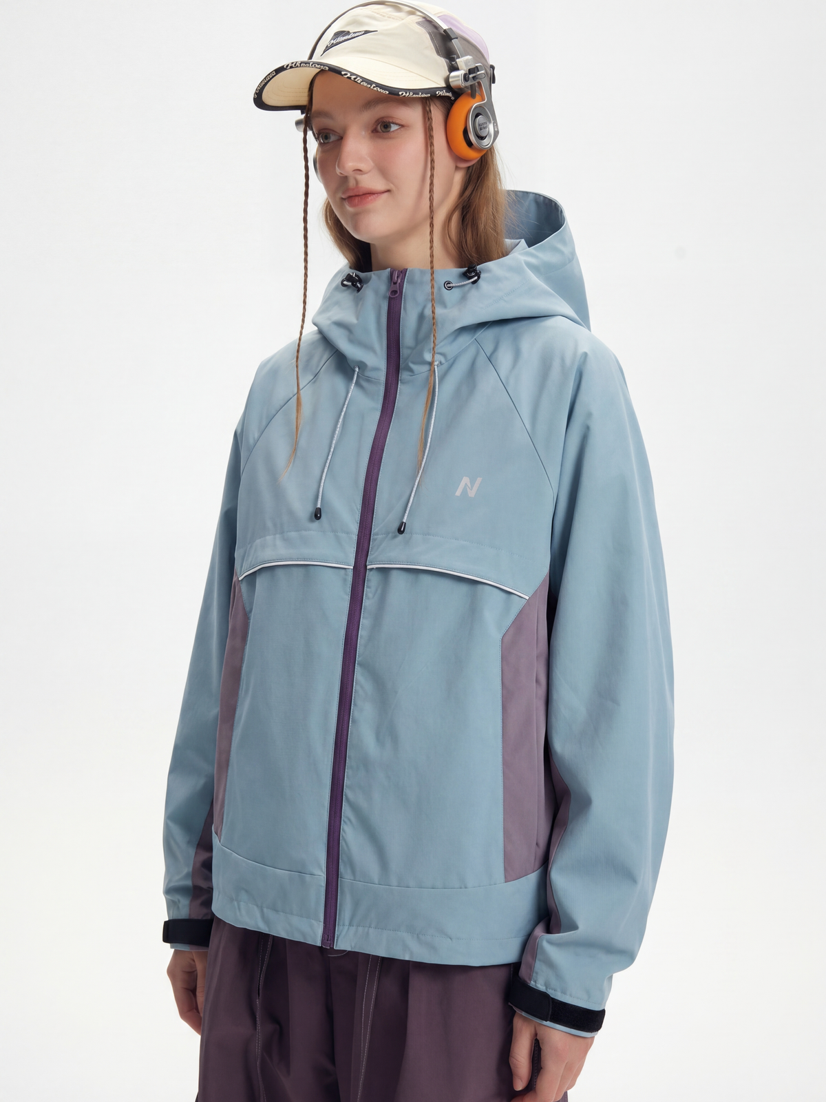 AlpineClimb – Wasserabweisende, verkürzte Shell-Kapuzenjacke für Damen