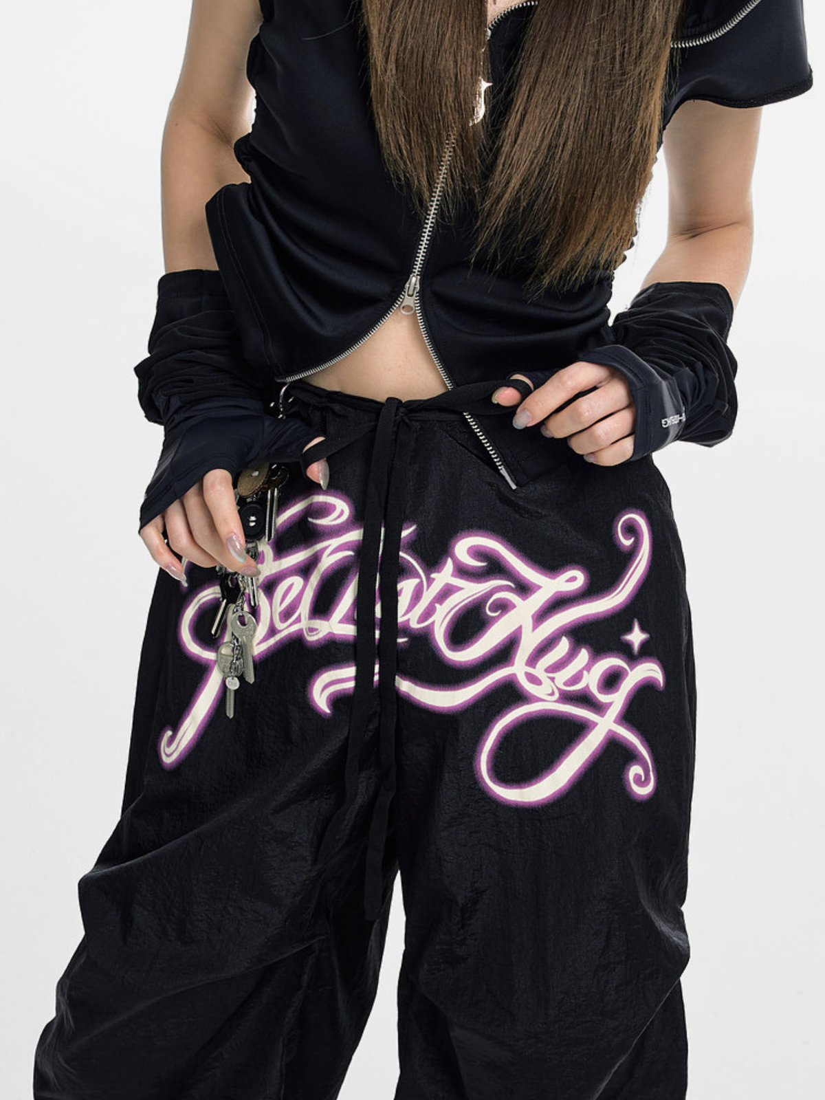 Ashshell – Schnelltrocknende, atmungsaktive Damen-Paratrooper-Hose mit weitem Bein