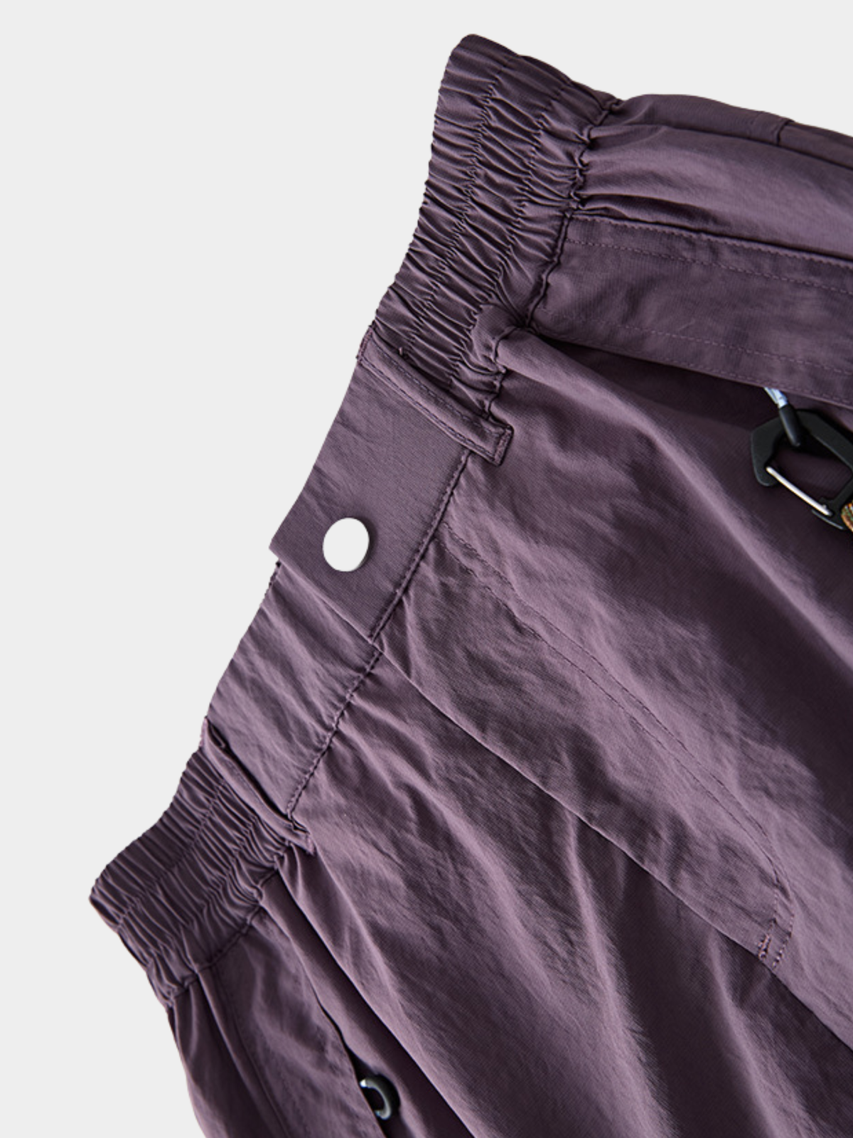 MontView – Schnelltrocknender Utility-Midirock mit Kordelzug für Damen