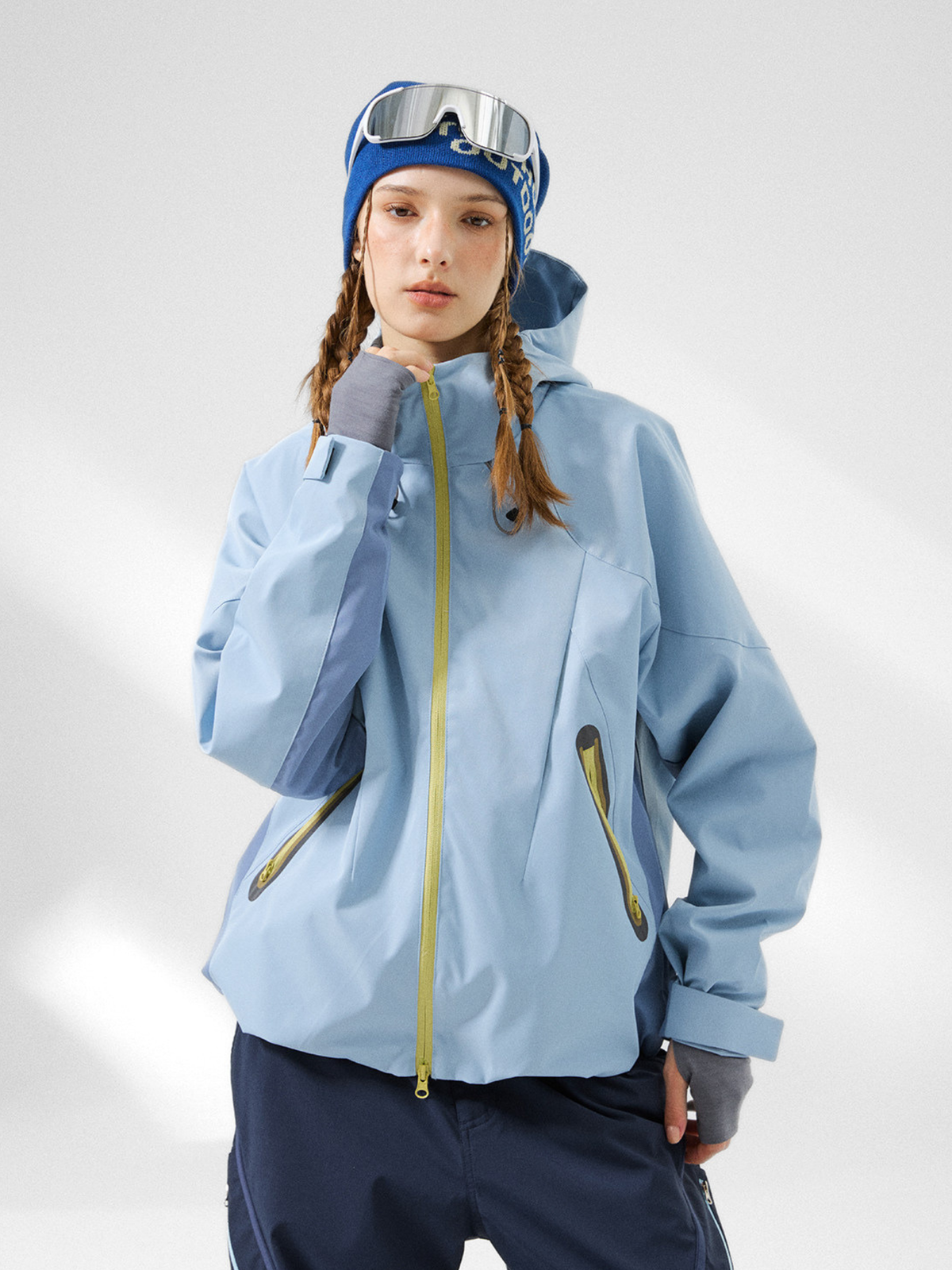 Ashrun – 8000 mm wasserdichte, reflektierende Shell-Jacke