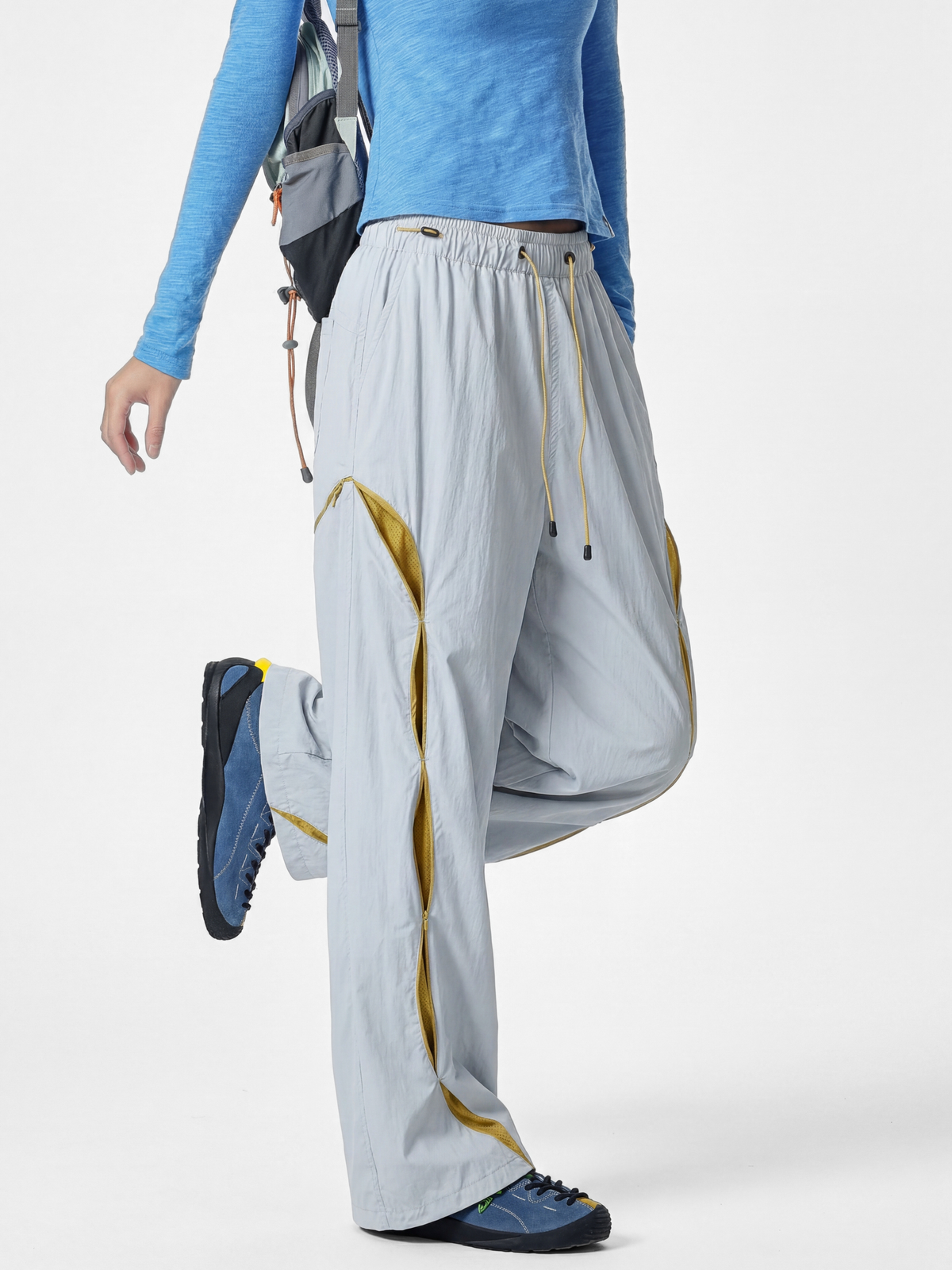 AlpineValley – UV-beständige, wasserabweisende Colorblock-Cargohose