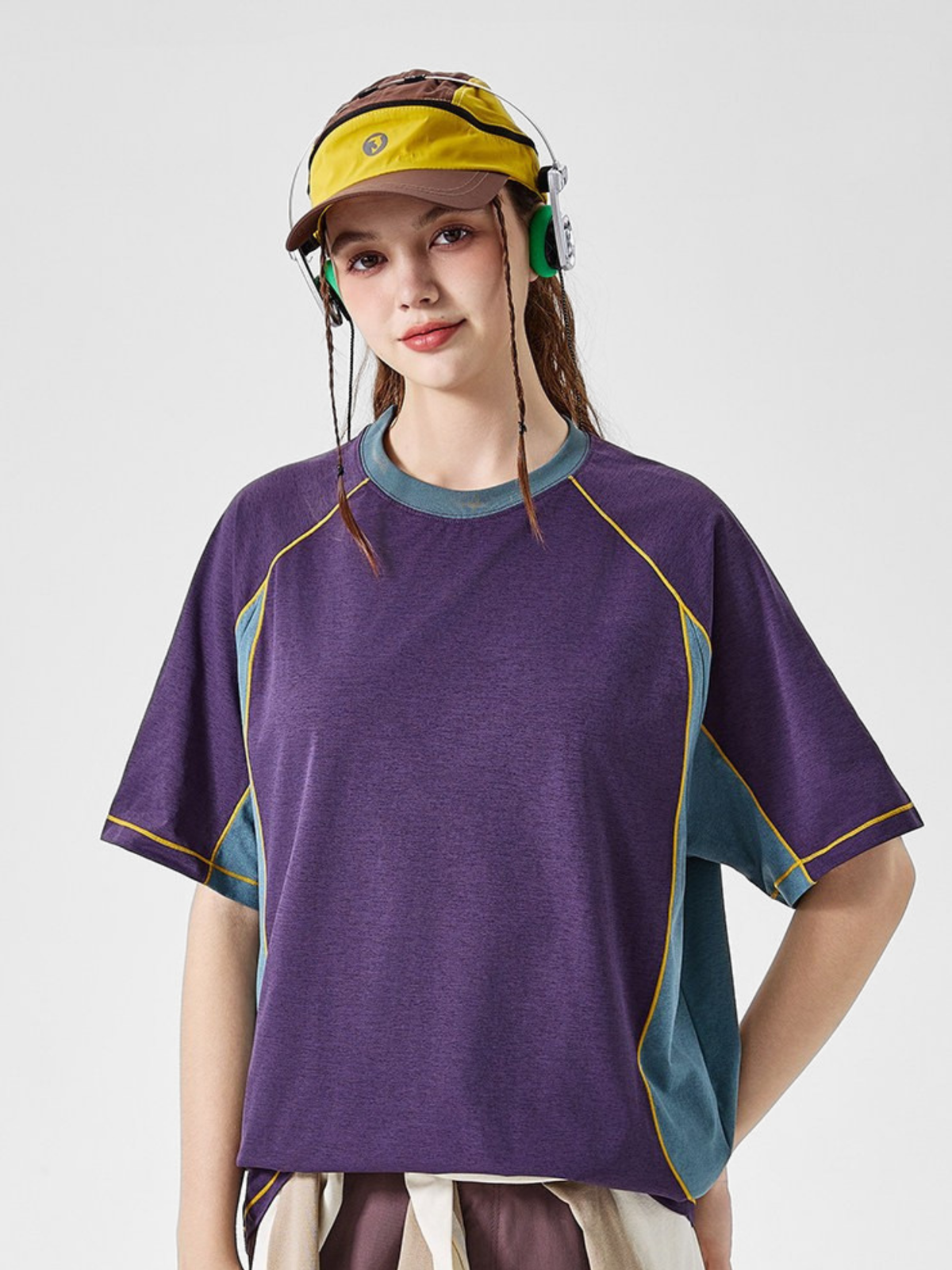 LightStep – Leichtes, schnelltrocknendes Funktions-T-Shirt im Colorblock-Design