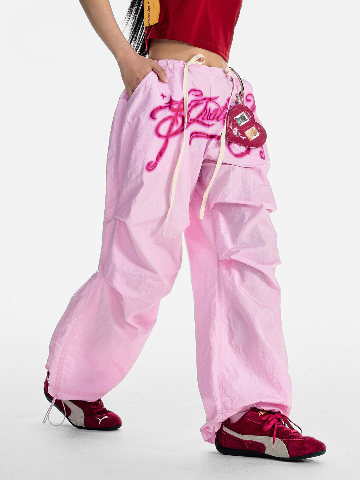 Ashshell – Schnelltrocknende, atmungsaktive Damen-Paratrooper-Hose mit weitem Bein