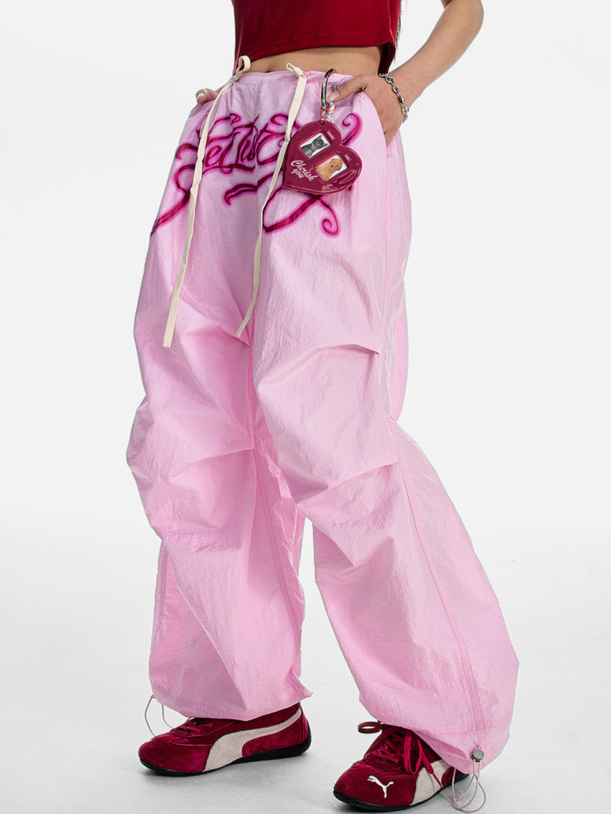 Ashshell – Schnelltrocknende, atmungsaktive Damen-Paratrooper-Hose mit weitem Bein