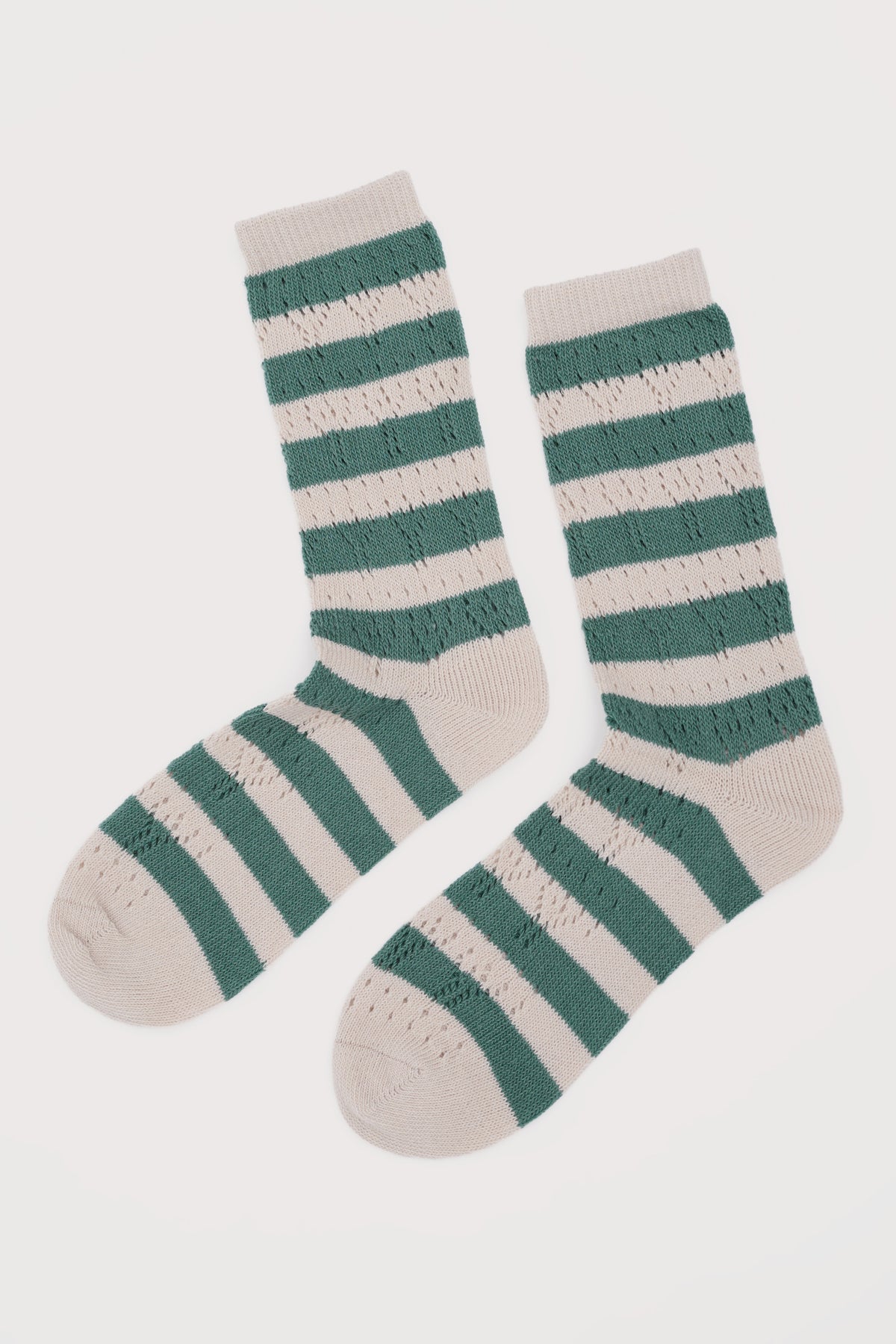 Damen-Pointelle-Socken aus Bio-Baumwolle