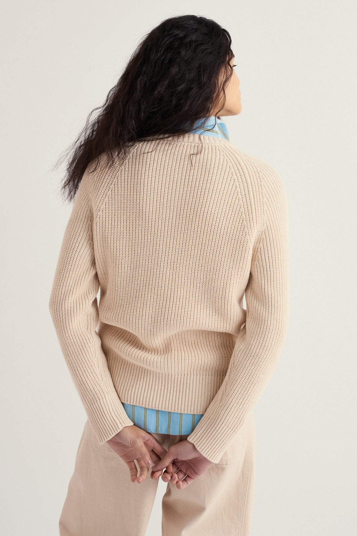 Strickjacke aus Bio-Baumwolle von Potters Meadow
