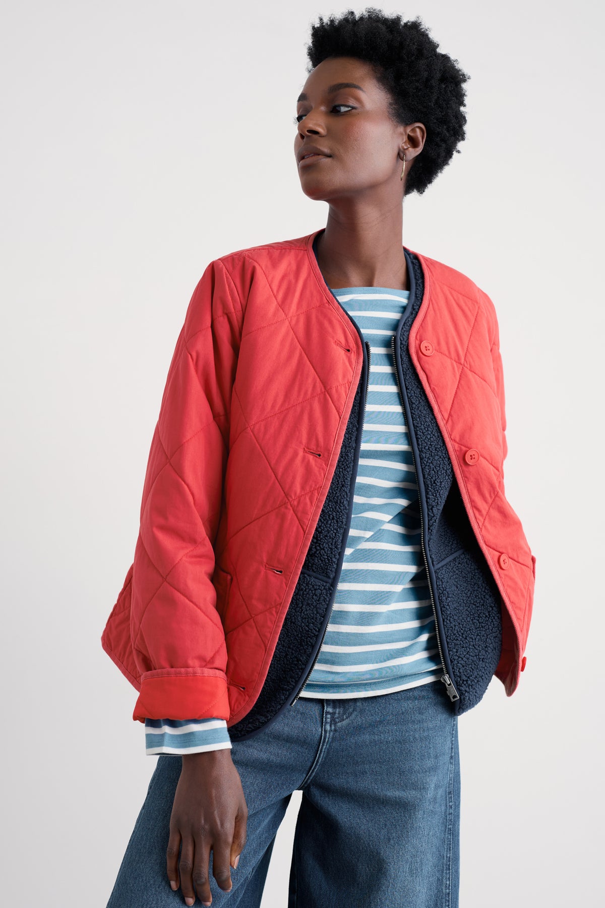 Swift Barn Gesteppte Jacke aus Bio-Baumwolle