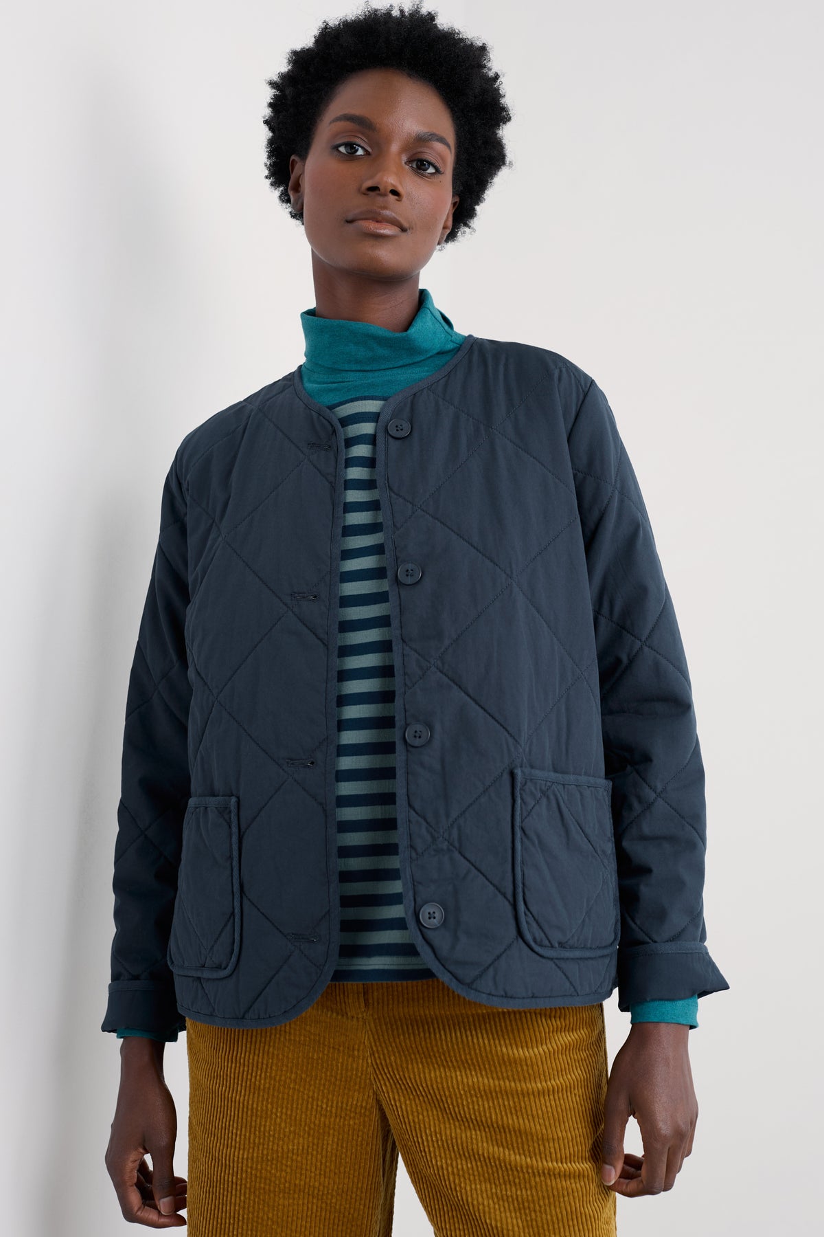 Swift Barn Gesteppte Jacke aus Bio-Baumwolle