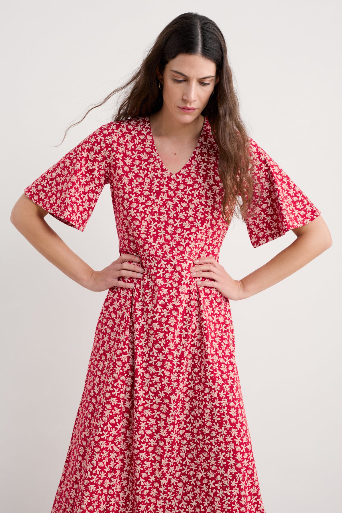 Nancy Jersey-Kleid knöchellang