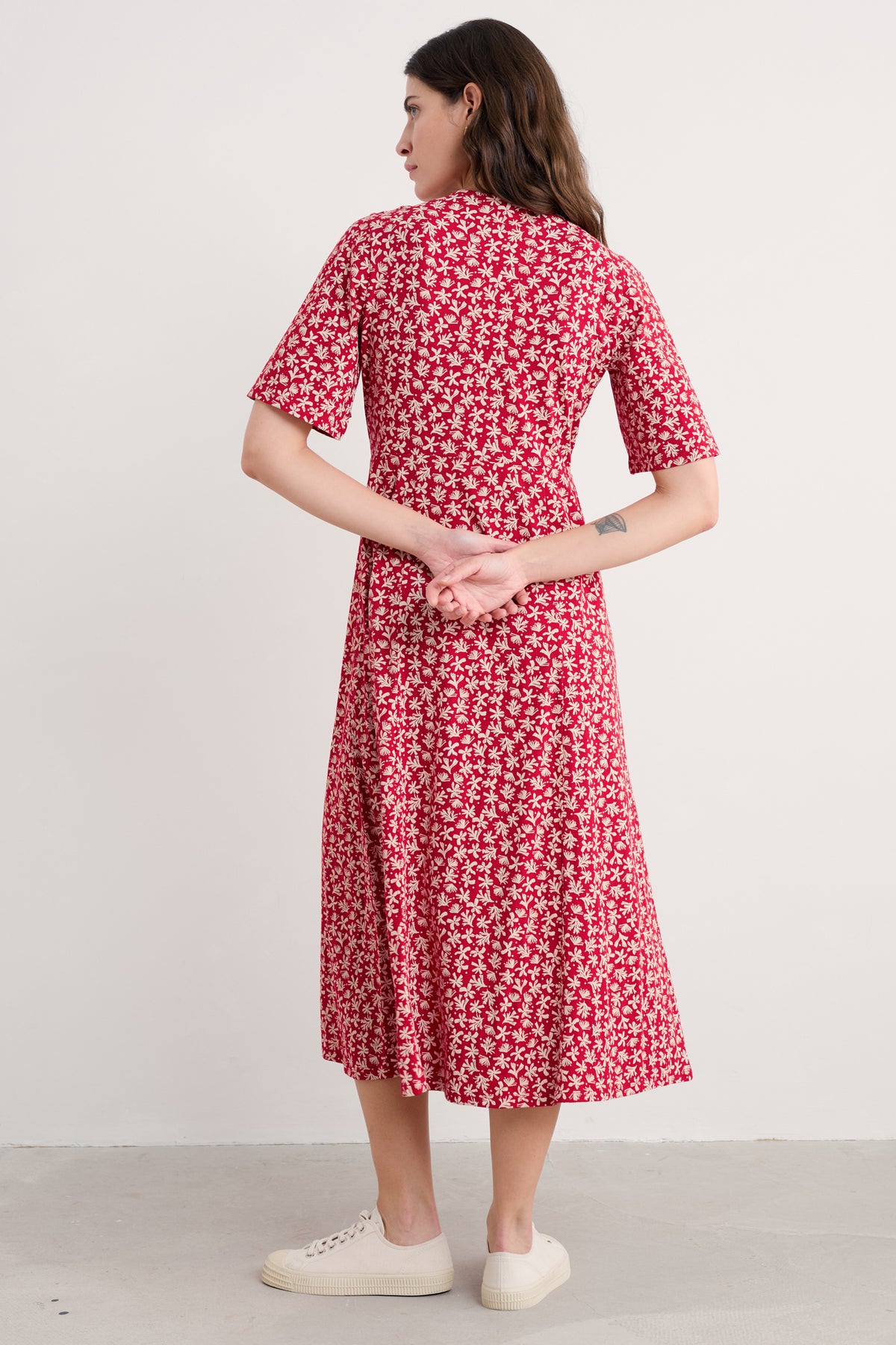 Nancy Jersey-Kleid knöchellang