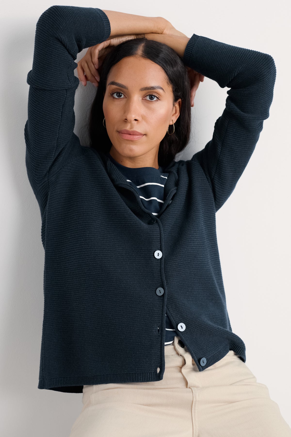 Makers Baumwollstrickjacke