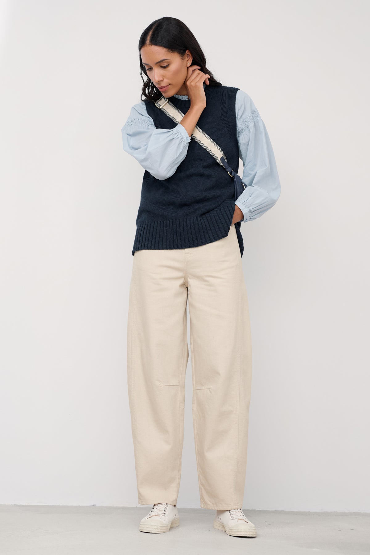 Gwenver Barrel-Leg-Jeans