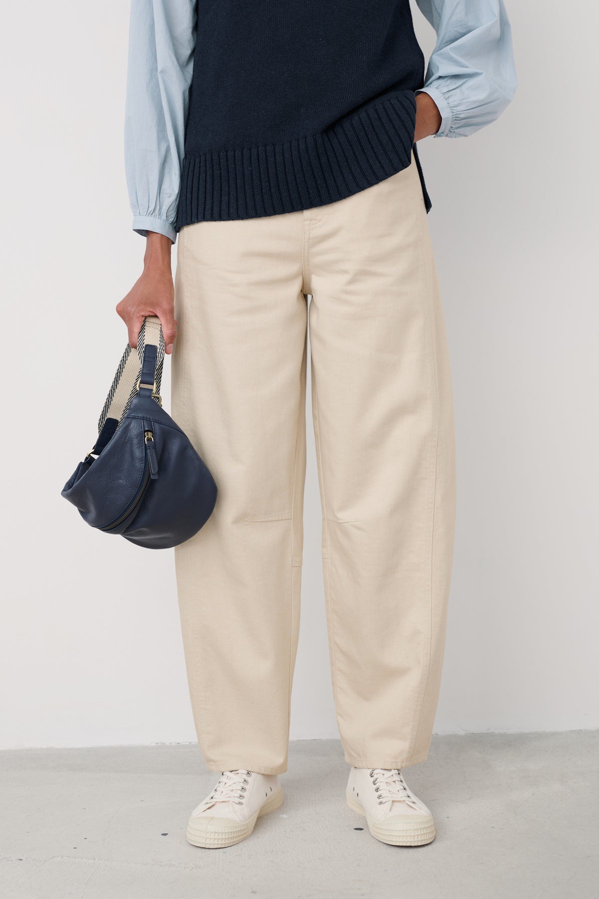 Gwenver Barrel-Leg-Jeans