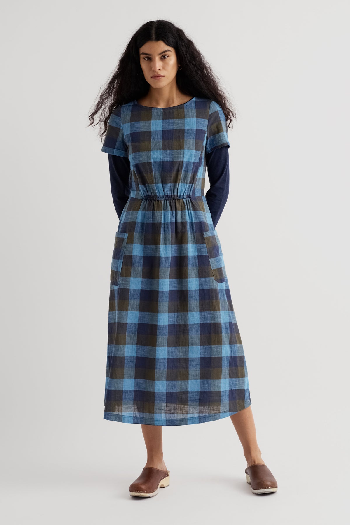 Haneth Tailliertes Midikleid