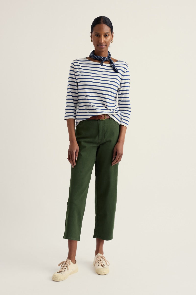 Penwith verkürzte Jeans mit geradem Bein